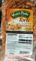 Torti de lentilles corail