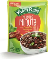 Lentilles tomates basilic