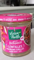 Lentilles poivrons grillés