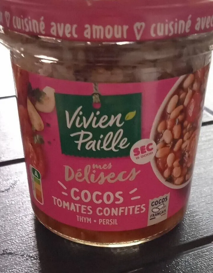 Haricots Coco et tomates confites