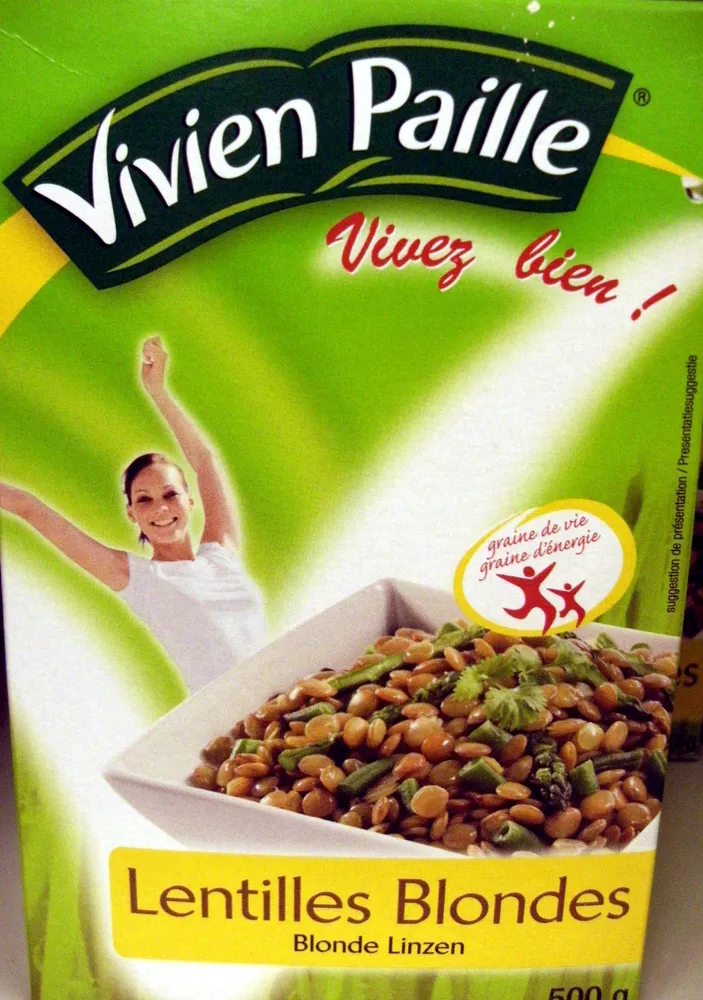 Lentilles blondes - 500 g - Vivien Paille