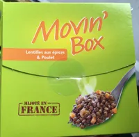 Movin' Box Lentilles aux épices & Poulet