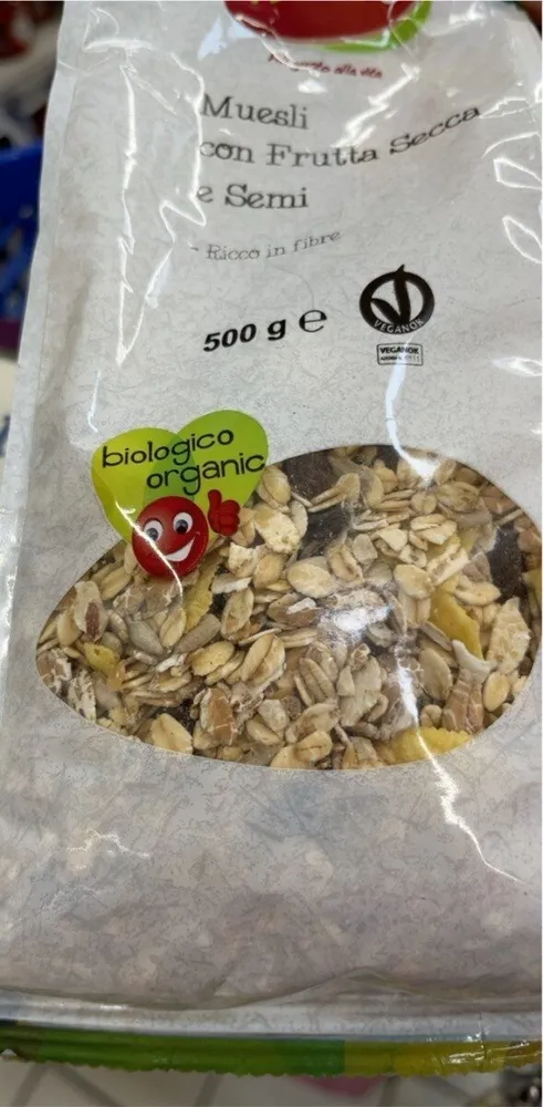 Muesli con frutta secca