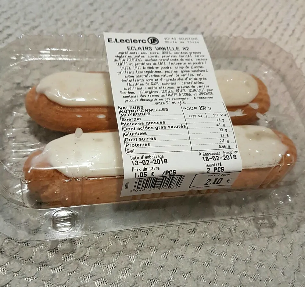 Éclair vanille