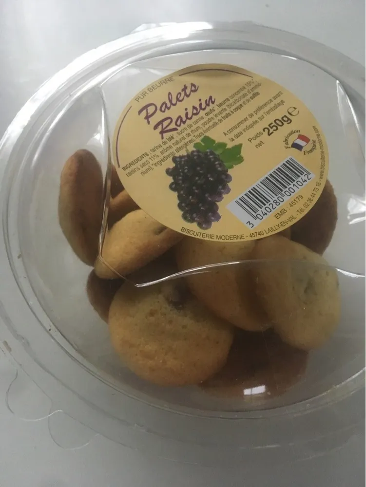 Palets raisin