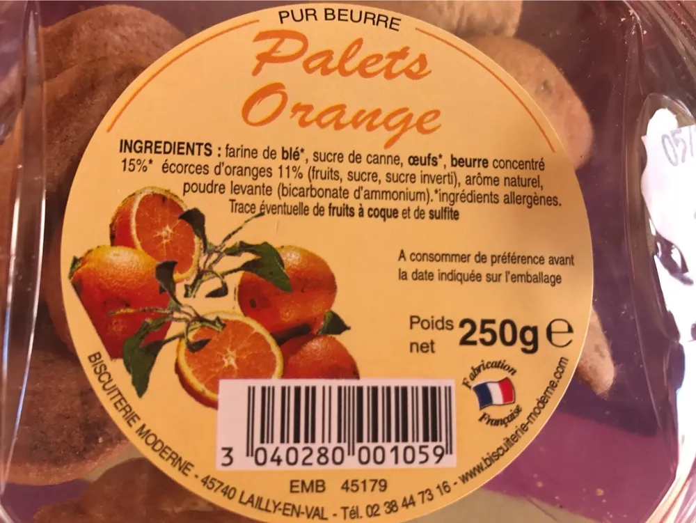 Palets orange