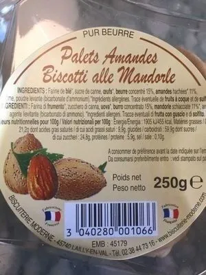 Palets Amandes