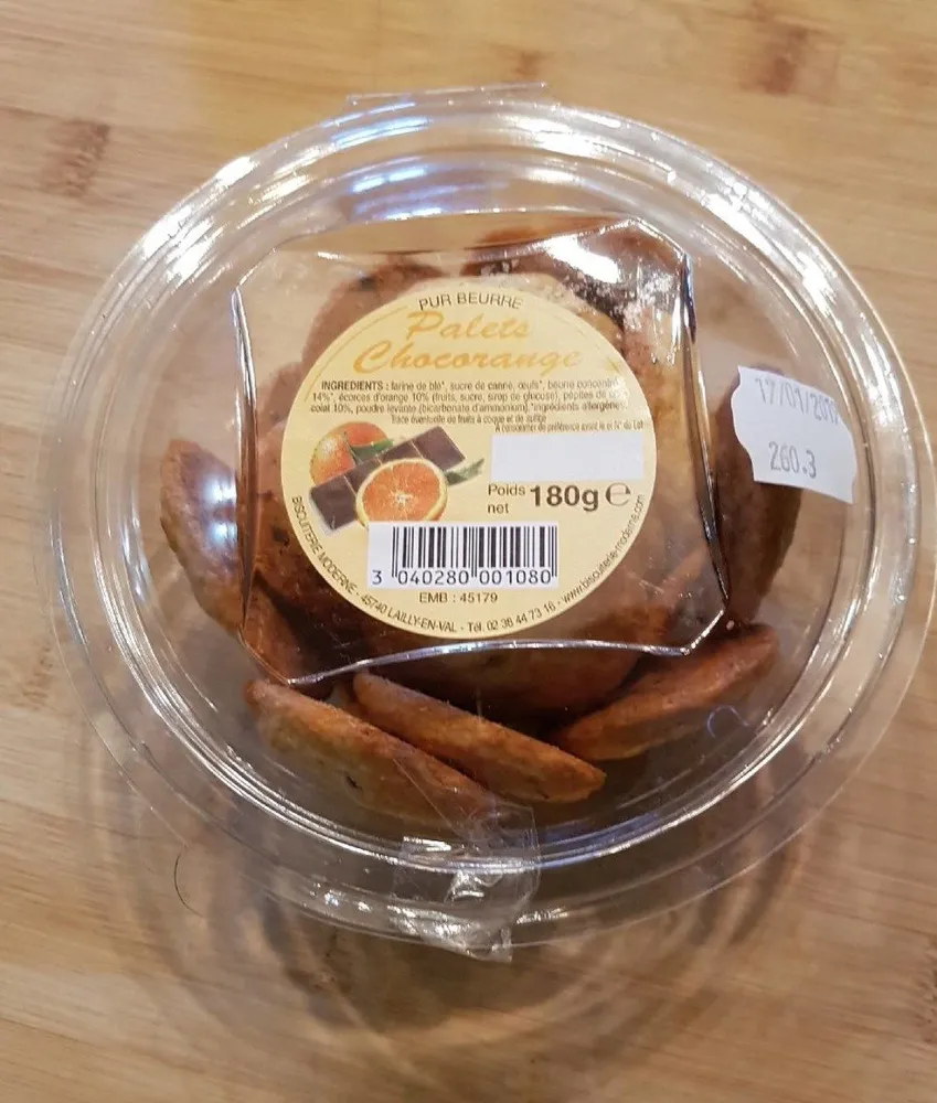 Palets chocorange