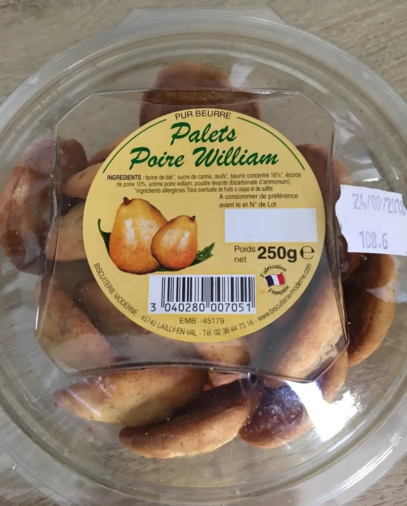 Palets poire william