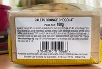 Palet orange chocolat