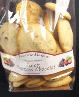 Palets noisettes chocolat pur beurre