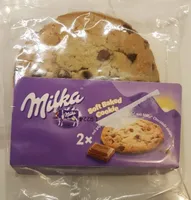 2× Cookies moelleux aux pépites de chocolat Milka