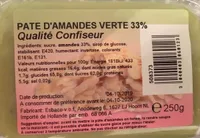 Pate d'amande verte