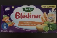BLEDINA BLEDINER BRIQUES Poireaux Pommes de terre 2x250ml Dès 6