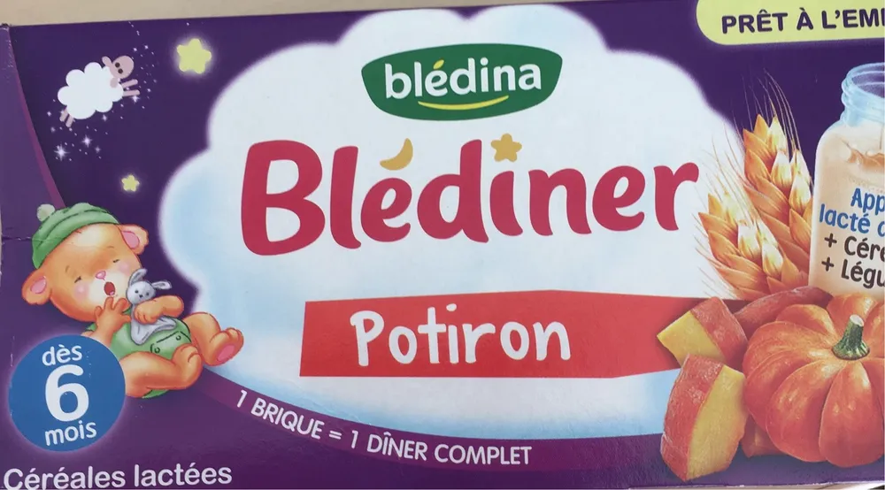Blediner -  Mon repas complet du soir, Dès 6 mois