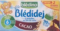 Bledi'dej - Céréales au lait de suite cacao