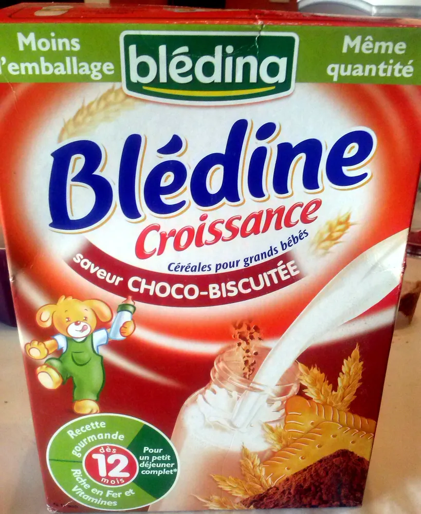 Blédine croissance saveur choco-biscuitée - Dès 12 mois