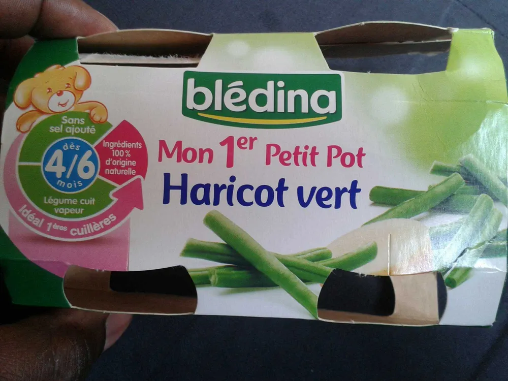 Mon 1er petit pot Haricot vert
