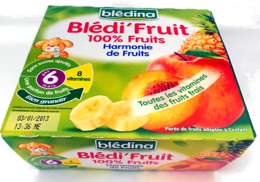 Blédi'fruit Harmonie de fruits