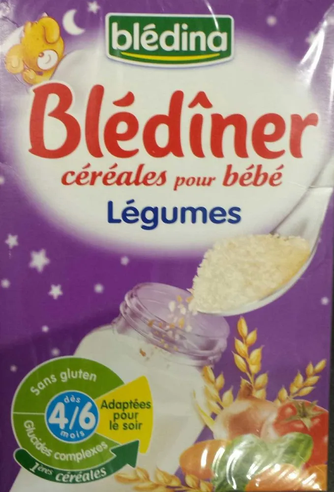 Céréales pour bébé aux légumes