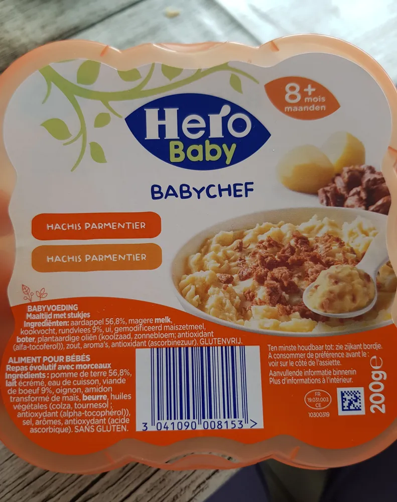 200G Assiette Hachis Parmentier Mouline Bledichef