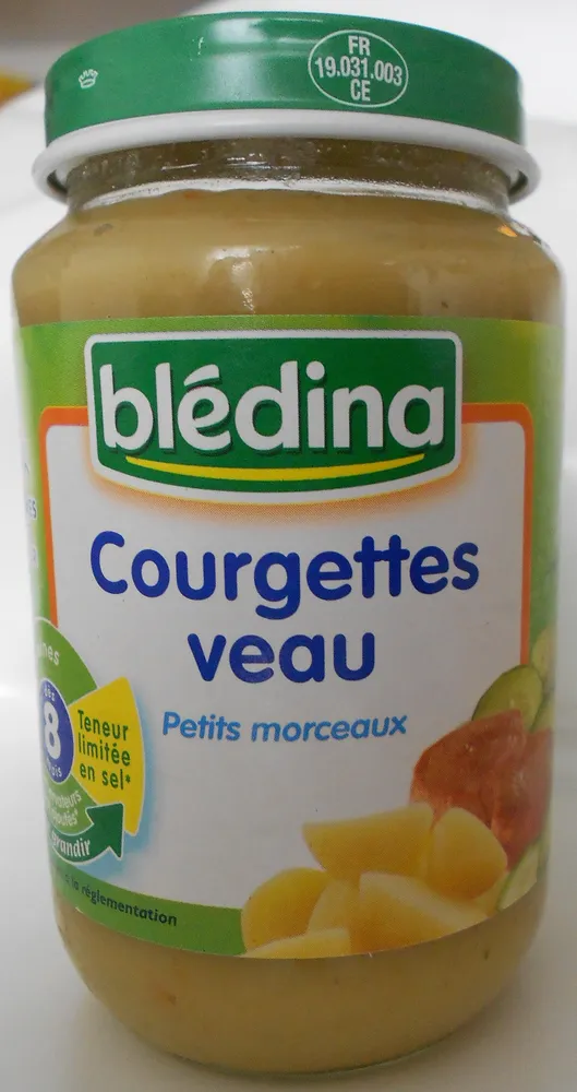 Courgettes veau petits morceau