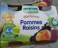 Mini Boisson Pommes Raisins