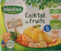 BLEDINA POTS FRUITS Cocktail de Fruits 4x130g Dès 6 Mois