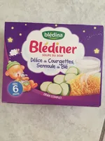 Blédiner Soupe du Soir : Délice de Courgettes, Semoule de Blé