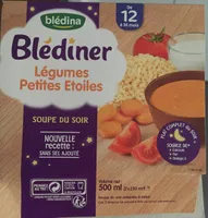 Blédiner, légumes petites étoiles - Soupe du soir
