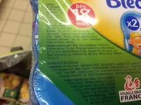 Blédichef Blanquette +fondue De Légumes 4x260g Dès 18 Mois