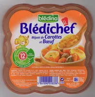 Blédichef Mijoté de carottes et boeuf