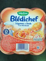 Blédichef Légumes et dinde à la méridionale