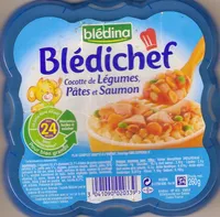 Bledichef - Cocotte de légumes, pâtes et saumon