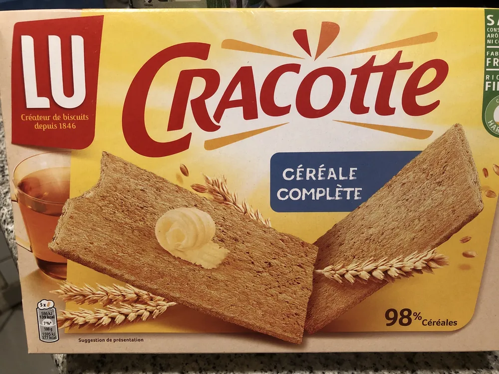 Cracotte Céréales Complètes