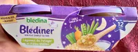 Bols blediner légumes du potager et pâtes etoiles dès 12 m