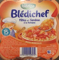 Bledichef Pâtes et jambon à la romaine