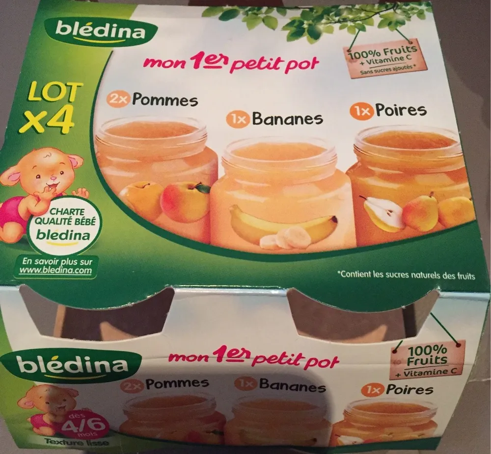 Mon 1er Petit Pot Pomme, Banane, Poire