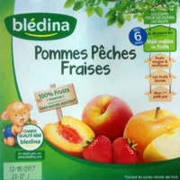 Pommes Pêches Fraises