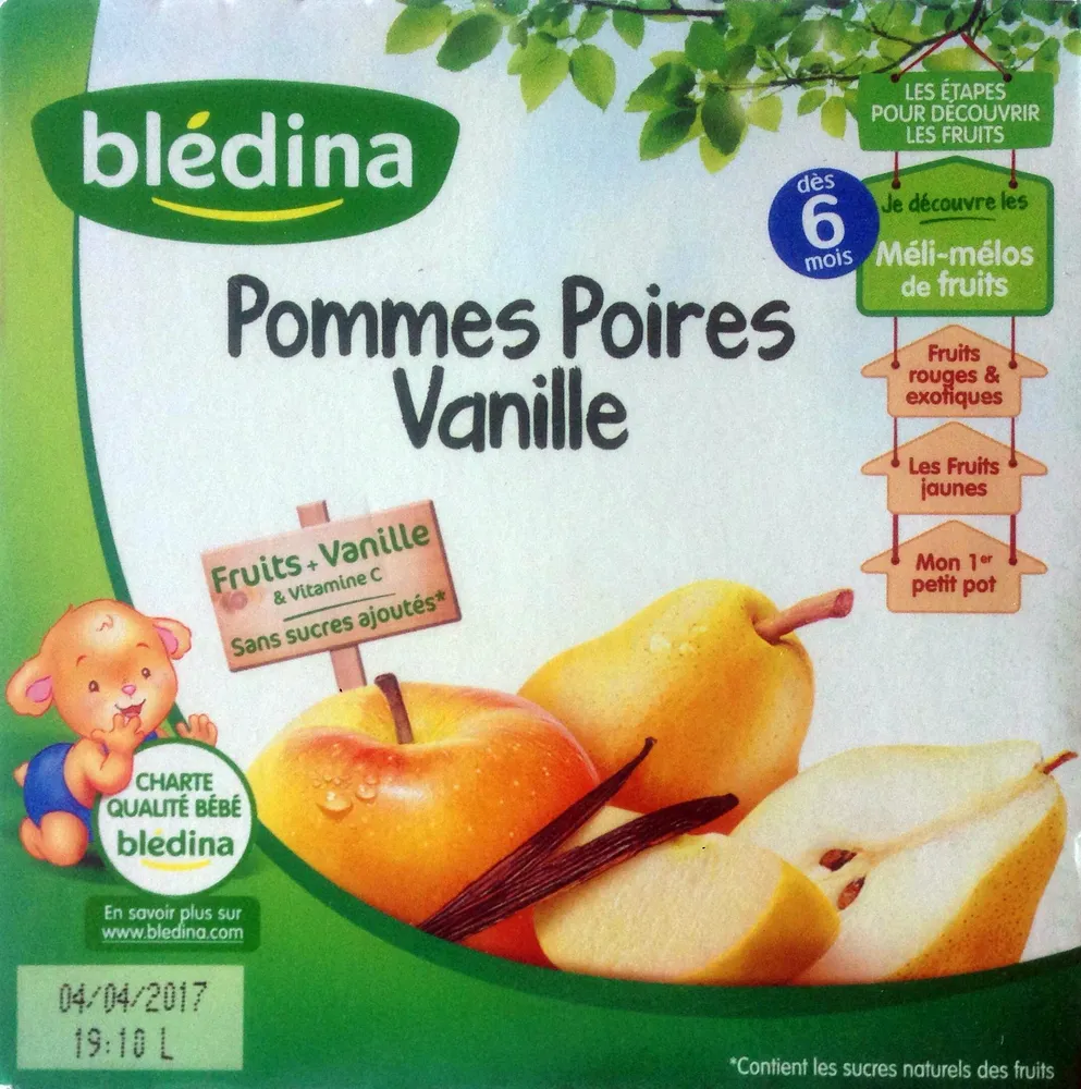 Pommes Poires Vanille