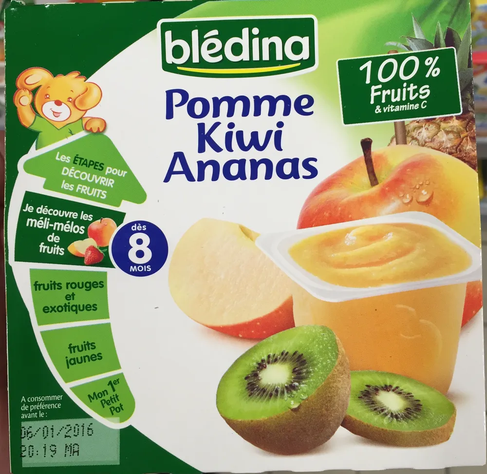 Pomme Kiwi Ananas