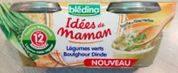 IDEES DE MAMAN BOLS Légumes Verts Boulghour Dinde 2x200g Dès 12 Mois
