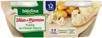 IDEES DE MAMAN BOLS 2x200g Purée de Choux-fleurs Dès 12 mois