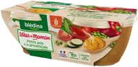 IDEES DE MAMAN BOLS 2x200g Petits pois à la provençale Dès 8 mois