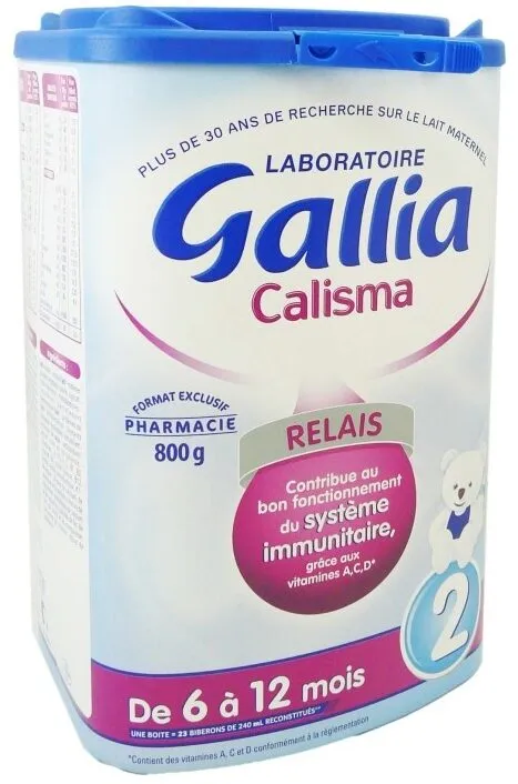 Gallia Calisma 2 Relais 2ème âge De 6 à 12 Mois