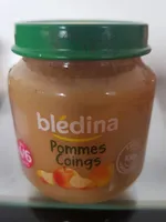 Bledina Pot Fruit 130 g 4-6 Mois, Pomme Coings Par 1