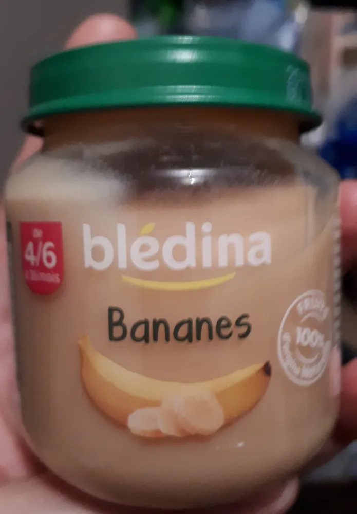 Bledina Mon 1er Petit Pot Fruit 130 g 4-6 Mois, Banane Par 1