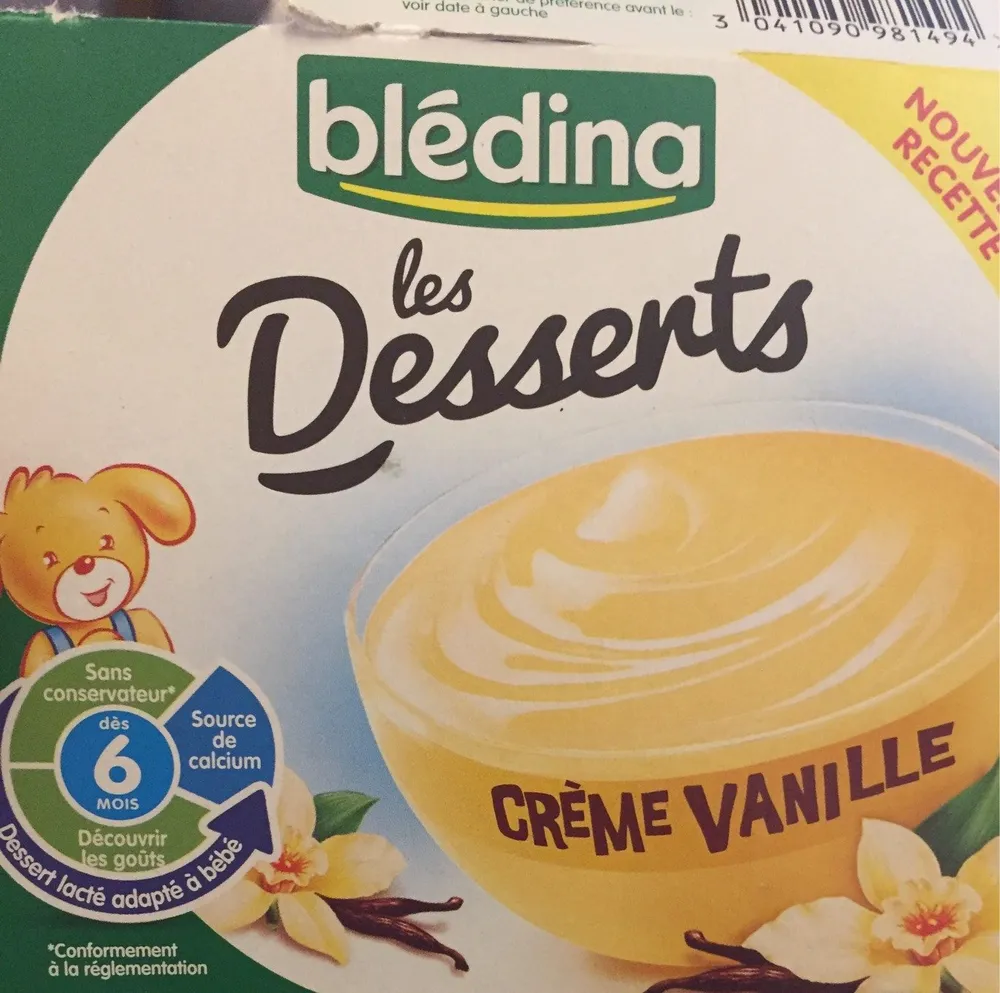 Desserts vanille