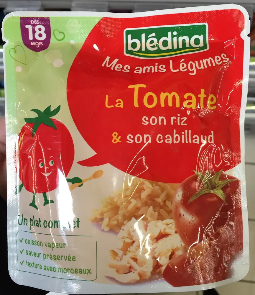 Mes amis légumes (La Tomate son riz & son cabillaud)