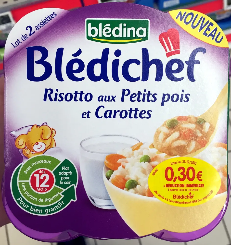 Blédichef Risotto aux Petits pois